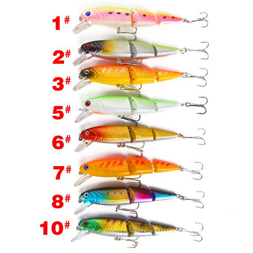 115mm 15g 3 Sections Minnow Hard Fishing Lures