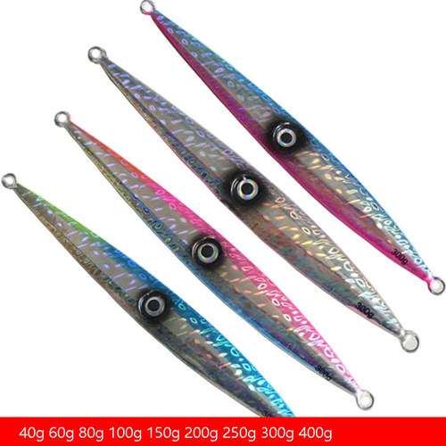 EASYPOO Fast Sinking Metal Jig 40g 60g 80g 100g 150g 200g 300g