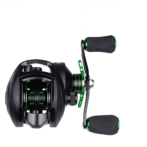 BS2000 Bait Casting Reels 8KG Max Drag 8.1 Gear Ratio Lowe Profile Reinforced Batcasting Reel Carp Fishing Reel