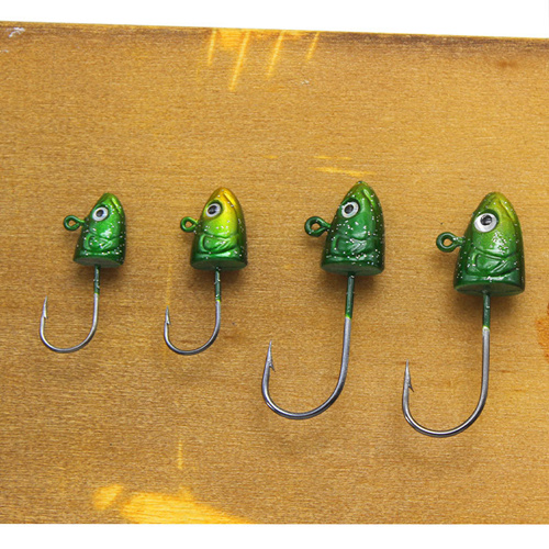 3.5g 5g 7g 10g Red Green Lead Head Fishing Hook Bait Jigging Fishing Tackle