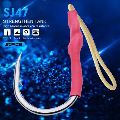 #1/0 -  #13/0 High Carbon Steel Jig Fishing Hooks