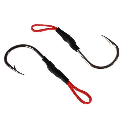  1/0# - 10/0# Saltwater Fishing Hooks Barbed Single Circle Carp Hook 