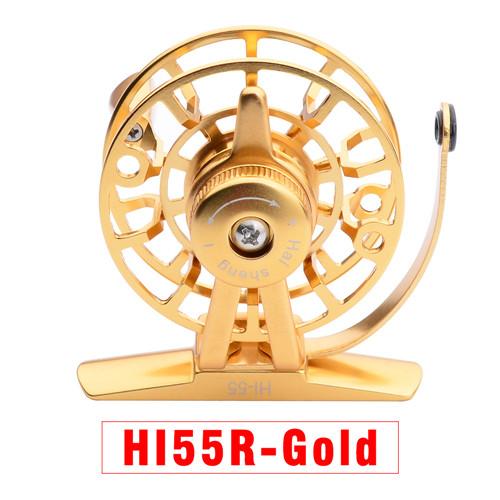 Fly Fishing Wheel Aluminum Alloy Fly Reel CNC Machine Cut Large Arbor Die Casting Reel