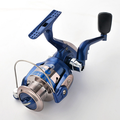 Full Plastic Spinning Reel NL Blue Color 1000 2000 3000 4000 5000 6000  Plastic Light Weight