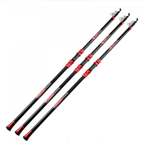 Long Distance Big Guide Rings Surf Fishing Rods 2.1M - 4.5M Multi Sections Best Telescopic Carp Fishing Rod