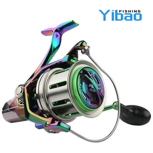 YIBAO Colorful 8000 10000 12000 Big Saltwater Spinning Fishing Reels