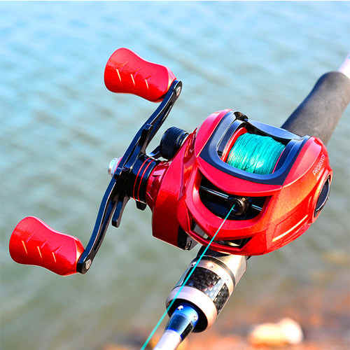 New red Color Bait Casting batcasting fishing reel