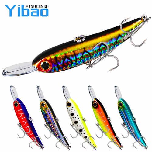 YIBAO Big Top Water Minnow Lures DW468