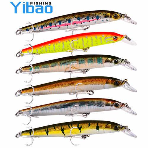 YIBAO 11cm 10.5g Sinking Minnow Fishing Lures
