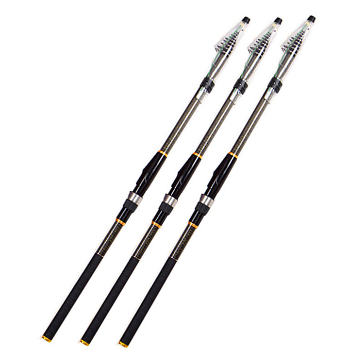 Yiyi 4-section Carbon Fiber Portable Travel Fishing Rod Ultra