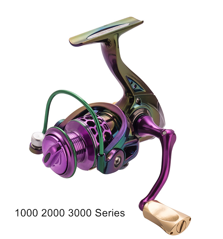 colorful tout fishing reel