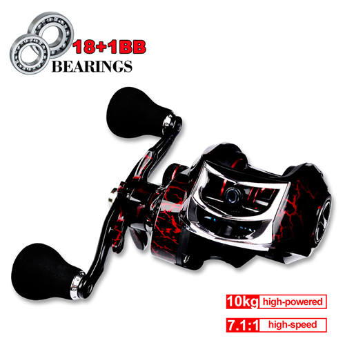 Magnetic Brake System Baitcater Reel