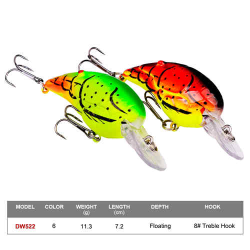 70mm saltwater crankbaits